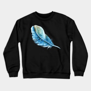 Image: Watercolor, Feather Crewneck Sweatshirt